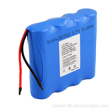 18650 Lithium battery pack, 3.7V 11,000mAh (1S5P)